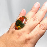 Cherry Creek Jasper oval ring s.11 KRGJ1604 - Nature's Magick