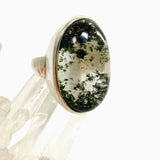 Chlorite in Quartz Oval Cabochon Ring Size 8.5 PRGJ917