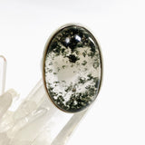 Chlorite in Quartz Oval Cabochon Ring Size 8.5 PRGJ917