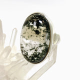 Chlorite in Quartz Oval Cabochon Ring Size 8.5 PRGJ917