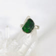 Chrome Diopside raw ring s.6 PRGJ129 - Nature's Magick