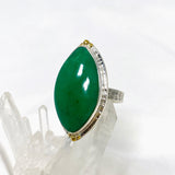 Chrysoprase Marquise Ring in a Decorative Setting Size 9 KRGJ3243 - Nature's Magick