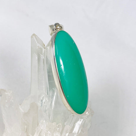 Chrysoprase oval pendant KPGJ3925 - Nature's Magick