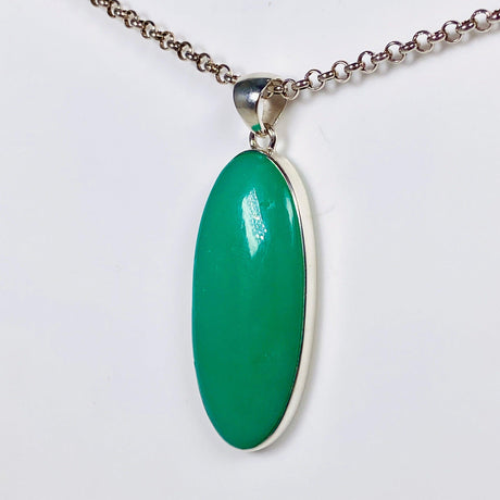 Chrysoprase oval pendant KPGJ3925 - Nature's Magick