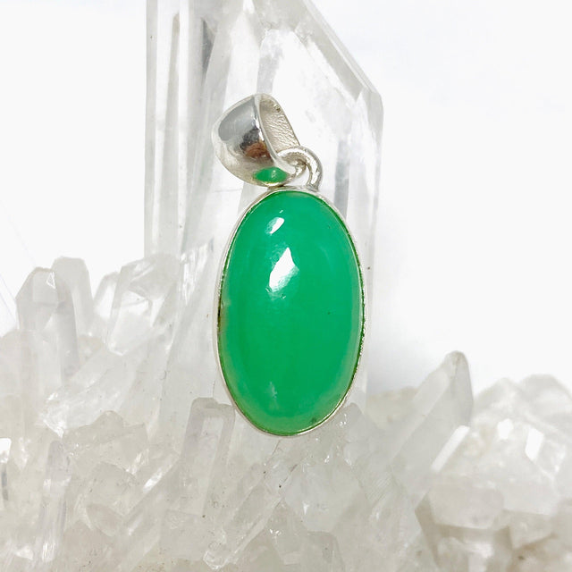 Chrysoprase Oval Pendant KPGJ4455 - Nature's Magick