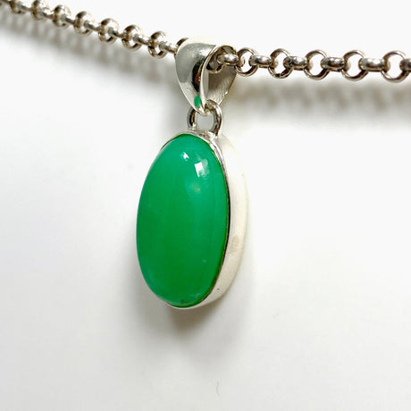 Chrysoprase Oval Pendant KPGJ4455 - Nature's Magick