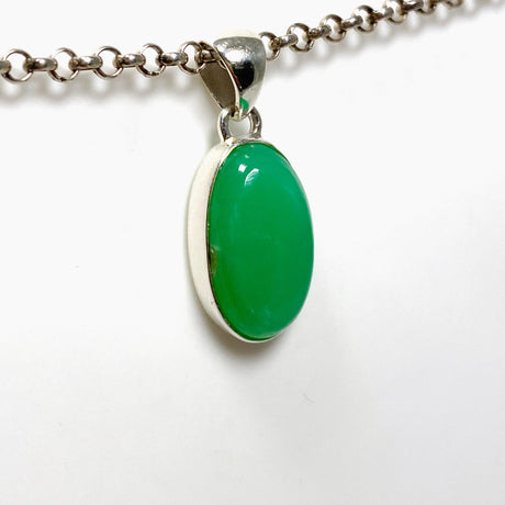 Chrysoprase Oval Pendant KPGJ4455 - Nature's Magick