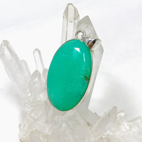 Chrysoprase Oval Pendant KPGJ4456 - Nature's Magick