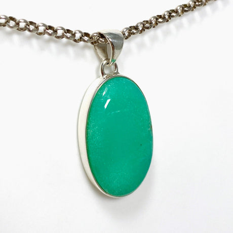 Chrysoprase Oval Pendant KPGJ4456 - Nature's Magick