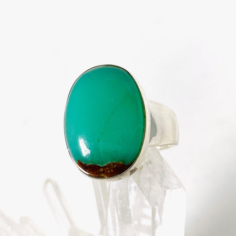 Chrysoprase oval ring s.7 KRGJ2943 - Nature's Magick