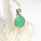 Chrysoprase Round Cabochon Pendant PPGJ1314