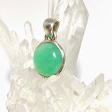 Chrysoprase Round Cabochon Pendant PPGJ1314