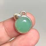 Chrysoprase Round Cabochon Pendant PPGJ1314