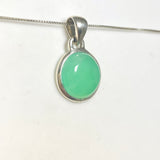 Chrysoprase Round Cabochon Pendant PPGJ1314