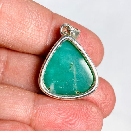 Chrysoprase teardrop pendant KPGJ3922 - Nature's Magick