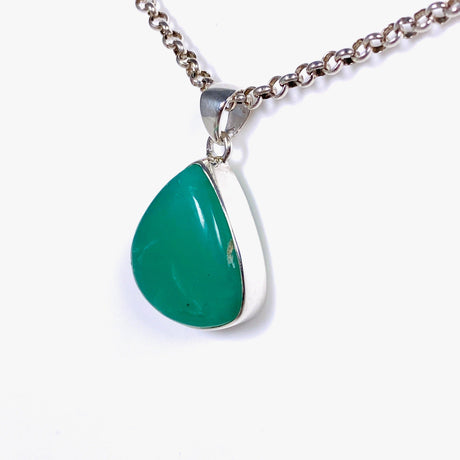 Chrysoprase teardrop pendant KPGJ3922 - Nature's Magick