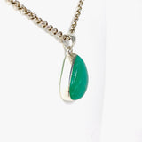 Chrysoprase teardrop pendant KPGJ3922 - Nature's Magick