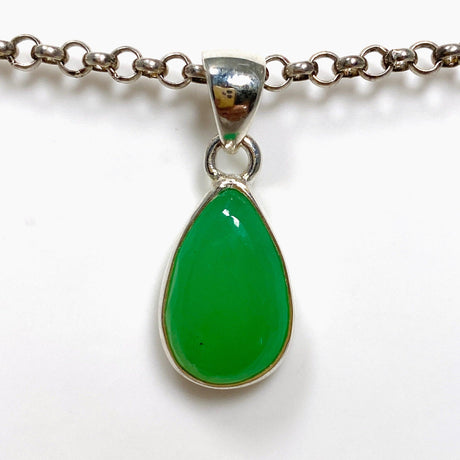 Chrysoprase Teardrop Pendant KPGJ4459 - Nature's Magick