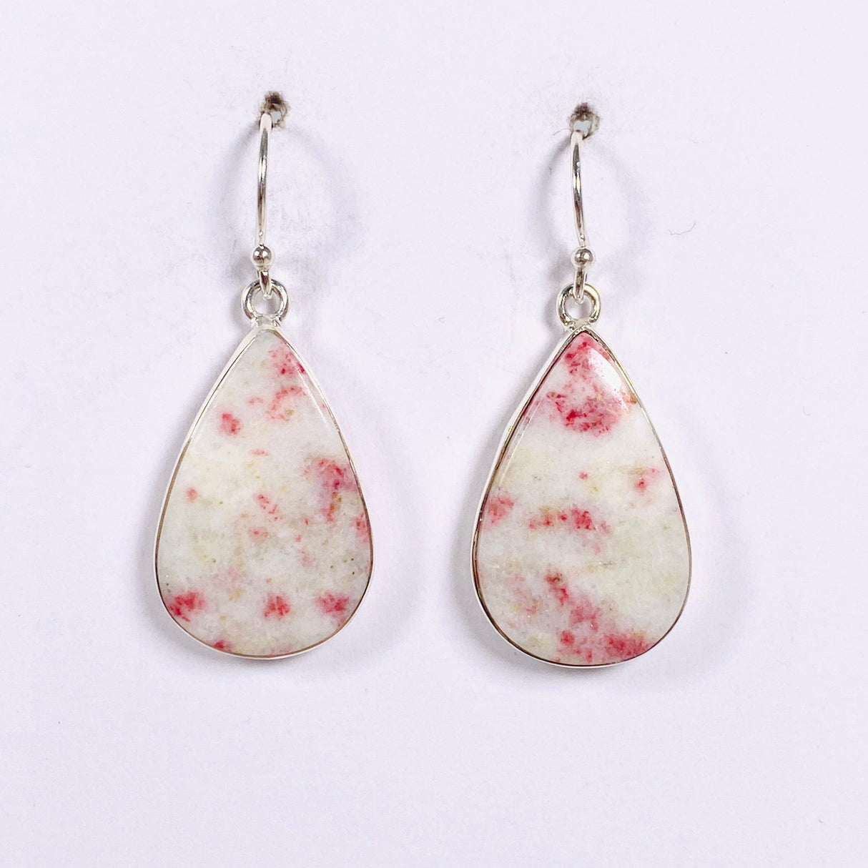 Cinnabar Teardrop Earrings KEGJ1424 - Nature's Magick