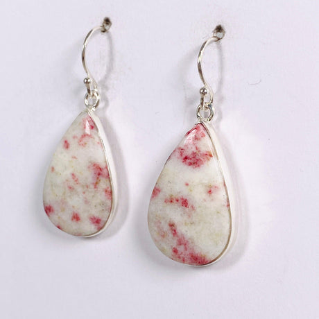 Cinnabar Teardrop Earrings KEGJ1424 - Nature's Magick