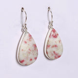 Cinnabar Teardrop Earrings KEGJ1424 - Nature's Magick