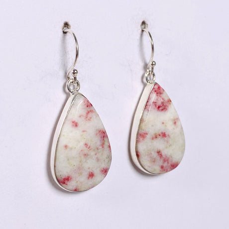 Cinnabar Teardrop Earrings KEGJ1424 - Nature's Magick