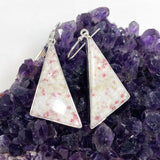 Cinnabar Triangle Earrings KEGJ1469 - Nature's Magick