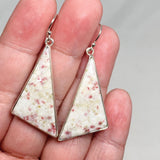 Cinnabar Triangle Earrings KEGJ1469 - Nature's Magick