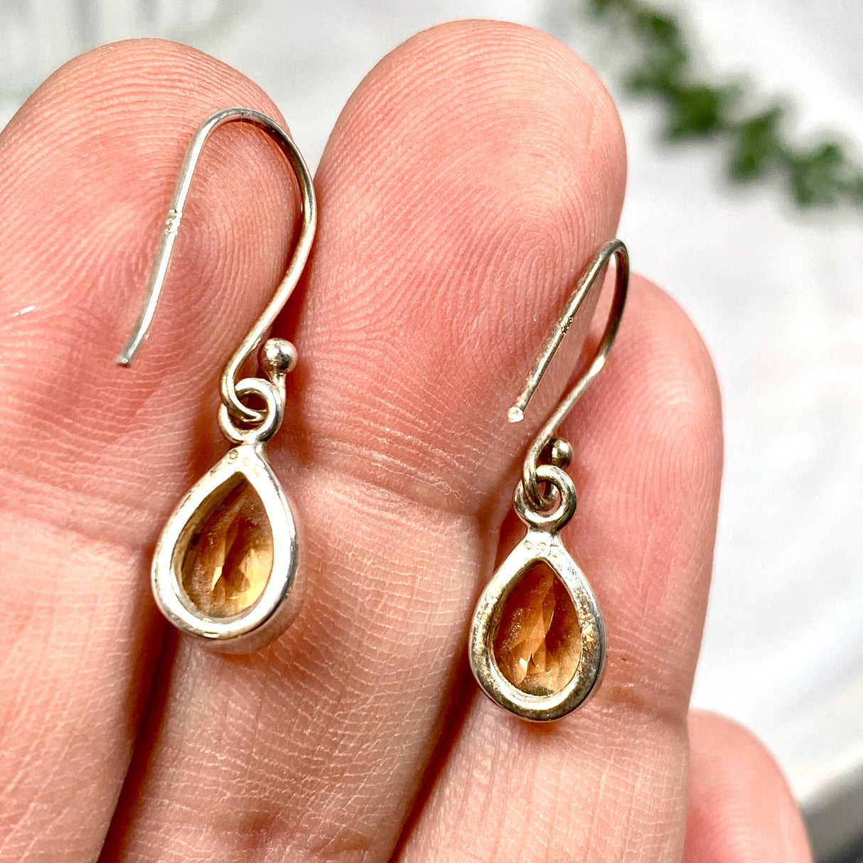 Cirtine petite teardrop faceted earrings R2363-CTD - Nature's Magick