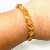 Citrine Faceted Bead Bracelet - Nature's Magick