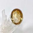 Citrine faceted oval ring s.11 KRGJ2835 - Nature's Magick