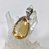 Citrine faceted teardrop pendant KPGJ3643 - Nature's Magick