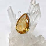 Citrine faceted teardrop pendant KPGJ3644 - Nature's Magick