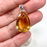 Citrine faceted teardrop pendant KPGJ3644 - Nature's Magick