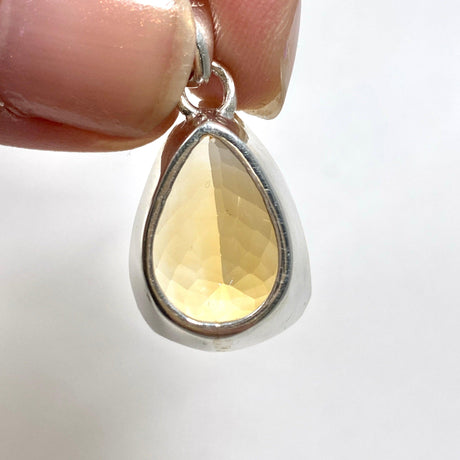 Citrine faceted teardrop pendant KPGJ3645 - Nature's Magick