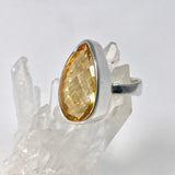 Citrine faceted teardrop ring s.11 KRGJ2839 - Nature's Magick