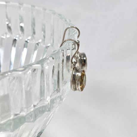 Citrine oval faceted earrings KEGJ716 - Nature's Magick