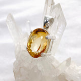 Citrine Oval Faceted Pendant KPGJ4784