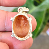 Citrine Oval Faceted Pendant KPGJ4784