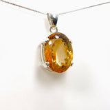 Citrine Oval Faceted Pendant KPGJ4784