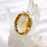 Citrine Oval Faceted Pendant KPGJ4785