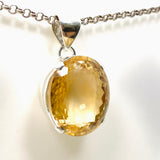 Citrine Oval Faceted Pendant KPGJ4785