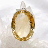 Citrine Oval Faceted Pendant KPGJ4787