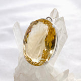 Citrine Oval Faceted Pendant KPGJ4787