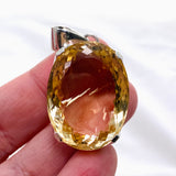 Citrine Oval Faceted Pendant KPGJ4787