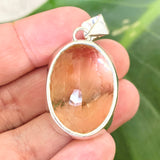 Citrine Oval Faceted Pendant KPGJ4787