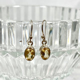 Citrine petite oval faceted earrings R2363-CTO - Nature's Magick