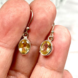 Citrine petite oval faceted earrings R2363-CTO - Nature's Magick