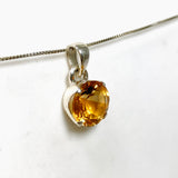 Citrine Round Faceted Pendant PPGJ1311