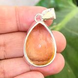 Citrine Teardrop Faceted Pendant KPGJ4790